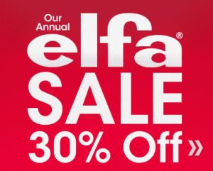 The Container Store Annual 30% Off elfa® Sale